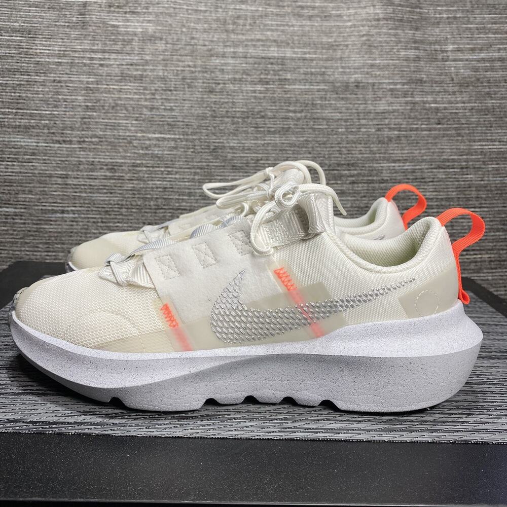 Nike Crater Impact GS Shoes Summit White Grey Fog DB3551-100 - 6.5Y / Womens 8.5